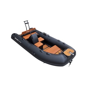 Bote RIB Deportivo de 3.9m (13 pies) con Consola Central, Casco de Aluminio, Bote Inflable Rígido para Ocio Familiar y Pesca - Product Image 4