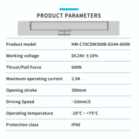 Fábrica de Abreventanas de China C70CDW Impermeable con Cadena Eléctrica Sincrónica Integrada