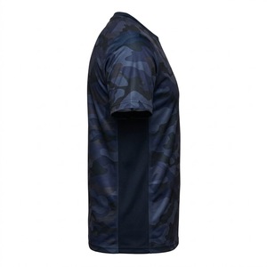 Maillot de football unisexe personnalisé avec logo par sublimation, sans manches, col respirant, anti-humidité, motif géométrique, taille élastique - Product Image 4