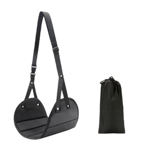 Travel Rest Hanging Footstool with Adjustable Straps Multifunctional Portable Hammock <b>Footrest</b> for Home Office Outdoor - Product Image 1