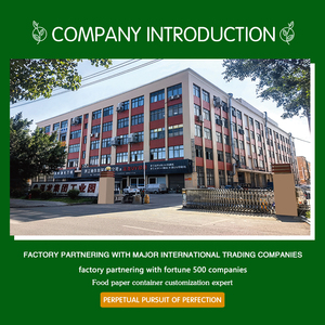 Tùy chỉnh in logo đơn tường Kraft súp Cốc dùng một lần đưa ra vòng salad giấy Bát PP Nắp thực phẩm đồ uống thủ công - Product Image 2