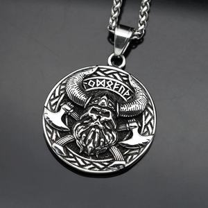 Collier pendentif personnalisé en acier titane pour homme, style Viking vintage, pendentif mythique nordique Viking - Product Image 5