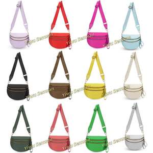 Sac bandoulière et sac banane tendance, couleur unie, grande capacité, idéal pour les voyages en extérieur - Product Image 2