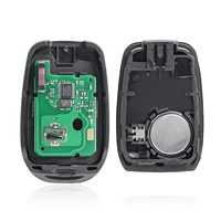 Clé vierge spéciale 3 boutons droite, puce universelle 4A PCF7961M, fréquence 433 MHz, pour Renault (nouvelle génération)