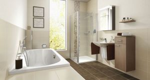 Grifo Monomando para Lavabo Optiset con Válvula de Desagüe y Mangueras Flexibles, Acabado Cromado para Baño - Product Image 3