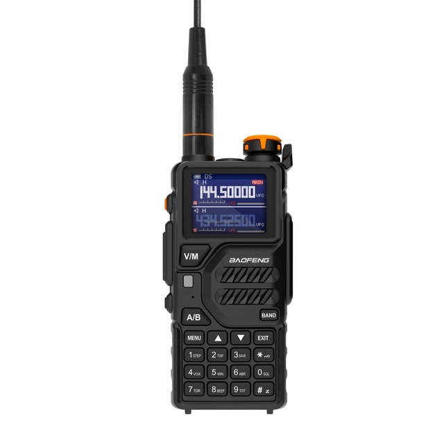 BF-K5PLUS Amateur Radio 10W Outdoor Dual-Band Walkie Talkie Handheld Radio 2000-2500mAh Battery IPX-1 Water Resistant 0-8km