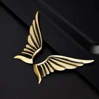 Nouvelles ailes d'ange pour voiture, ailes d'aigle, autocollants en métal 3D, adaptés à tous les véhicules, accessoires de décoration de voiture