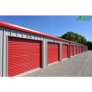 Enroulez les portes manuelles électriques galvanisées extérieures en acier de roulement de sécurité Portes industrielles Portes en métal de sécurité - Product Image 2