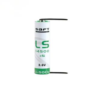 Batería de bobina de litio primaria SAFT LS14500 3.6V 2.6AH 9.36Wh LiSOCl2, celda cilíndrica tamaño AA 2600mAh 9360mWh - Product Image 5