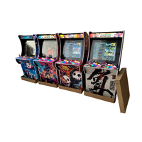 Machine d'arcade de combat de 19 ou 22 pouces, 23000 jeux, à monnayeur - Compacte 55x55x120 cm, Logo autocollant personnalisé, Certifiée CE