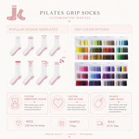 Chaussettes de yoga en coton 100% avec logo sportif, chaussettes athlétiques antidérapantes pour le Pilates, chaussettes de sport pour femmes, chaussettes personnalisées pour l'intérieur