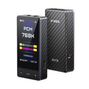 FiiO QX13 DAC Portátil con Amplificador de 8 Canales, ES9027PRO, XMOS XU316, Ecualizador de 10 Bandas, Amplificador FiiO - Product Image 1