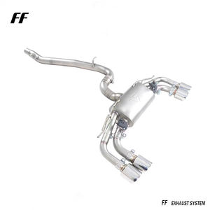 VW GOLF R MK7 MK7.5 7R 7.5R के लिए रेसिंग प्रदर्शन स्टेनलेस स्टील पूर्ण सेट वाल्वट्रॉनिक निकास प्रणाली - Product Image 2