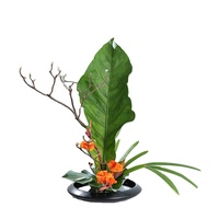 Pengaturan bunga Cina, piring terbang keramik, pot bunga besar, kapal pengaturan bunga, bonsai, tanaman pot