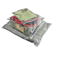 Sacs en plastique refermables personnalisés avec logo imprimé, sacs à fermeture éclair durables pour t-shirts, sacs d'emballage givrés pour vêtements