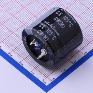 LGW2G181MELB25 Snap-in Aluminum Electrolytic Capacitor Through hole Component (THT),D30xL25mm 180uF 20% 400V 10mm - Product Image 2