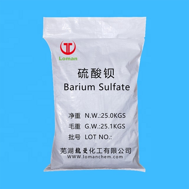 98% натуральный сульфат бария Baso4 для порошка, используемый для окраски и мастербатча