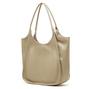 Sac fourre-tout en cuir véritable de qualité supérieure - Cuir de vachette pleine fleur, intérieur spacieux, poignées renforcées, OEM pour marques de luxe - Product Image 1