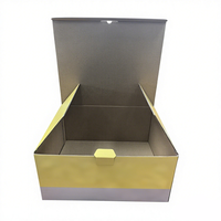 Boîte d'emballage en carton ondulé personnalisée avec fermeture à clip auto-verrouillante pour cadeaux électroniques