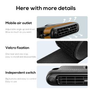 พัดลมระบายอากาศในรถยนต์ Pluska รุ่น CF04 ปรับความเร็วได้สามระดับ สำหรับรถบรรทุก รถบ้าน รถ SUV - Product Image 5