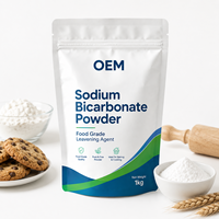 Poudre de bicarbonate de sodium de qualité alimentaire certifiée HALAL KOSHER, agent de levainement pour pâtisserie, gâteaux et biscuits, durée de conservation de 24 mois