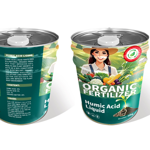 Ácido Húmico Líquido Negro Soluble en Agua, 18%, Fertilizante para Cultivos y Plantas, Suministro de Fábrica - Product Image 1
