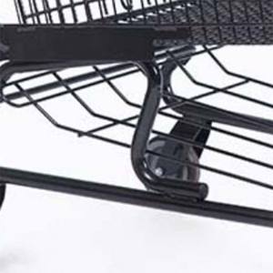 Europese inklapbare stalen boodschappenkar met gaasstructuur - Product Image 6