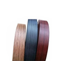 Bande de chant PVC en gros à faible coût, surface personnalisée pour la fabrication de meubles en gros volume