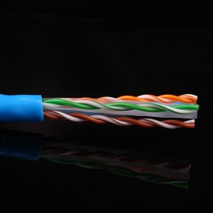 สายแลนแข็ง <span class=keywords><strong>u</strong></span>/<span class=keywords><strong>utp</strong></span> <span class=keywords><strong>6A</strong></span> แมว23AWG 0.57มม. PVC ผ่านการทดสอบช่องทางแข็ง305เมตรดึงได้ง่ายกล่องสีน้ำเงิน - Product Image 5
