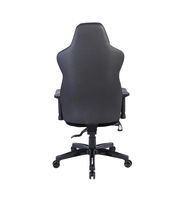 Chaise de jeu ergonomique professionnelle personnalisée de style moderne à dossier haut de luxe, noire