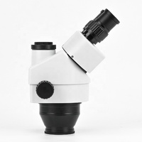 Microscope stéréoscopique zoom trinoculaire SZM-0745TH 7x-45x avec tête simul-focale et adaptateur C-Mount 1X