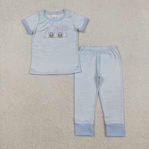 ชุดเซ็ตสองชิ้นลายลูกไม้สีเขียวแขนสั้นลายกระต่ายอีสเตอร์สำหรับเด็ก มีสินค้าพร้อมส่ง - Product Image 4