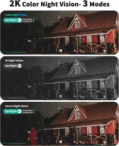 Camera có dây 4G không có pin 4G LTE Camera an ninh di động ngoài trời ghi 24/7 360 ° xem 2k màu nhìn đêm nói chuyện hai chiều - Product Image 5