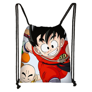 40 estilos DBZ Bolsa con cordón Personaje de anime Impresión HD Goku Mochila Bolsa de almacenamiento de dibujos animados diarios - Product Image 5