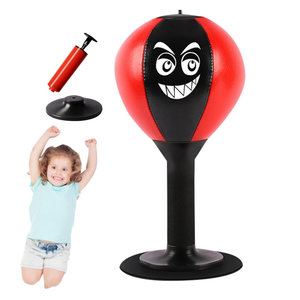 Ballon de <span class=keywords><strong>boxe</strong></span> à ventouse haute qualité 37 cm, <span class=keywords><strong>sac</strong></span> de frappe anti-stress, <span class=keywords><strong>sac</strong></span> de frappe de bureau pour la maison, le bureau, les enfants et les adultes - Product Image 1