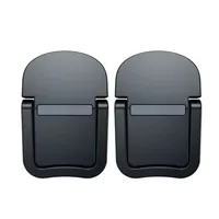 2pcs Portable Mini Laptop Stand Riser Zinc Alloy Computer Keyboard Stand pour Notebook Holder