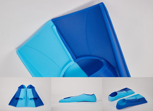 Aletas cortas Aletas de natación <span class=keywords><strong>Aleta</strong></span> de natación de silicona cómoda <span class=keywords><strong>para</strong></span> nadar y bucear <span class=keywords><strong>para</strong></span> niños - Product Image 6