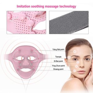 Masseur facial électrique EMS anti-<span class=keywords><strong>rides</strong></span> 3D, points d'<span class=keywords><strong>acupuncture</strong></span> faciaux, massage par vibration magnétique, masque - Product Image 5