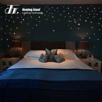 Kit d'éclairage de plafond à fibres optiques LED RGB 5W pour hôtel, avec contrôle par application, effet ciel étoilé
