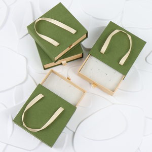 MOJIU Luxury Jewelry Packaging Gift Handle Drawer Cardboard <b>Small</b> Jewelry <b>Box</b> - Product Image 6