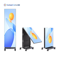 Canbest Cob P0.9 1.2mm 1.5mm İç Mekan LED Ekran Katlanabilir Poster 1200nit 3840hz 4k LED Video Duvarı Düğün Etkinlikleri için