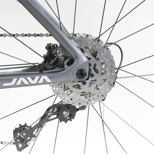Java Vesuvio 24-Gang Rennrad mit Carbonrahmen und -gabel, 700c Rennrad-Set mit Scheibenbremsen, 7120 Rennrad - Product Image 5