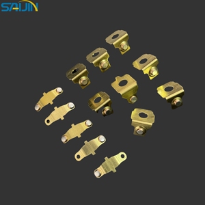 RoHS được phê duyệt điện Bạc liên hệ với đinh tán đồng thau đồng liên hệ với thiết bị đầu cuối Dải đồng cho thiết bị chuyển mạch và ổ cắm - Product Image 2