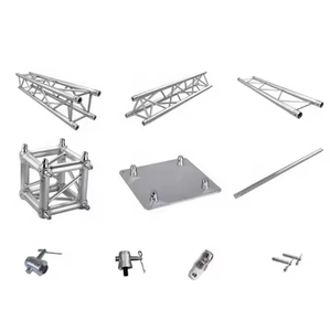 Cadres de treillis portables en aluminium noir ESI pour les scènes DJ, les décors et les plates-formes d'éclairage - Product Image 4