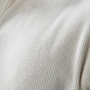 Jacquard blanc uni en polyester/coton de qualité supérieure pour chemise homme, tissu texturé respirant de luxe, tricot personnalisé OEM en gros pour le golf - Product Image 6