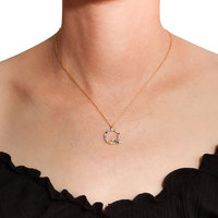Collier avec initiale en argent sterling 925 plaqué or, pendentif lettre, 26 lettres de l'alphabet, collier pour femmes, accessoires en opale, bijoux