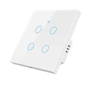 Interruptor de Pared Táctil Inteligente WiFi Tuya con Certificación CE FCC RoHS, 4 Canales, 100-240V, Compatible con Alexa, Control de Iluminación para Hogar Inteligente PST-TY-<span class=keywords><strong>E4</strong></span> - Product Image 4