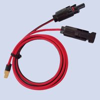Câble solaire de haute qualité, connecteur mâle-femelle XT60, conducteur en cuivre plaqué argent, faisceau de câbles 600V pour applications solaires électroniques