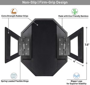 Accoudoir multifonctionnel en bambou, plateau de canapé, table de rangement à clipser écologique pour <span class=keywords><strong>la</strong></span> maison, nouvel arrivage - Product Image 3