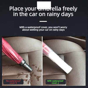 Paraguas Grande Personalizado con Logotipo para Negocios, con Funda Impermeable, Apertura Automática, Mango con Gancho en J, Resistente al Viento, 16 Varillas, para Hombre y Coche - Product Image 4